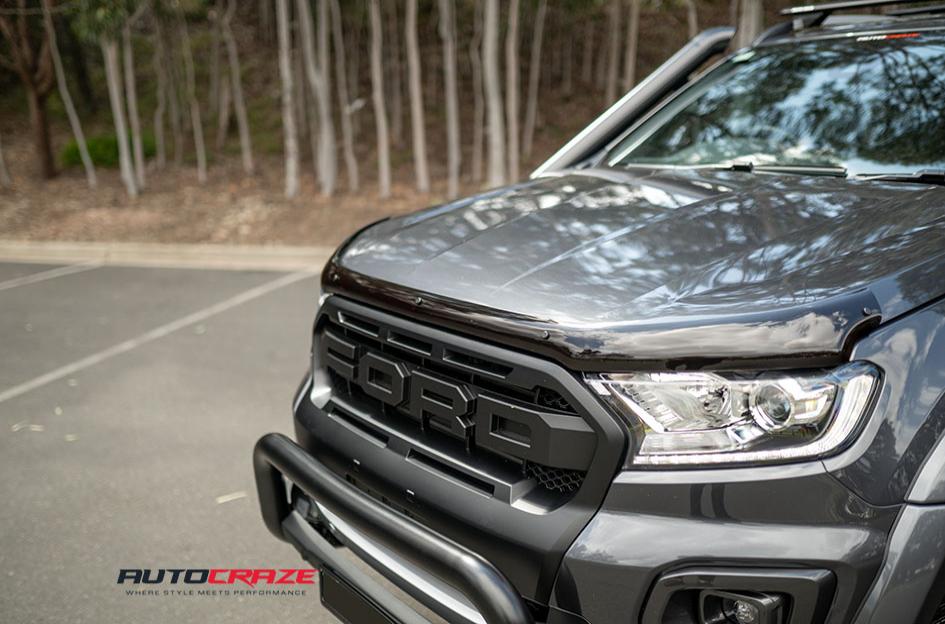 FORD RANGER BEAST BLACK MACHINED WITH DARK TINT